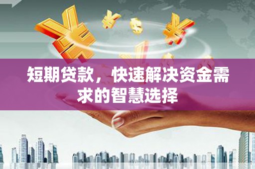 江东短期贷款，快速解决资金需求的智慧选择
