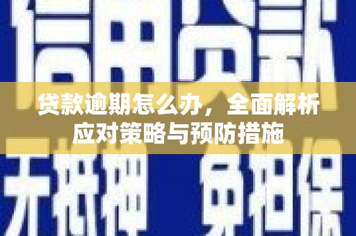 正蓝旗贷款逾期怎么办，全面解析应对策略与预防措施