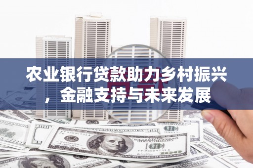 青河农业银行贷款助力乡村振兴，金融支持与未来发展