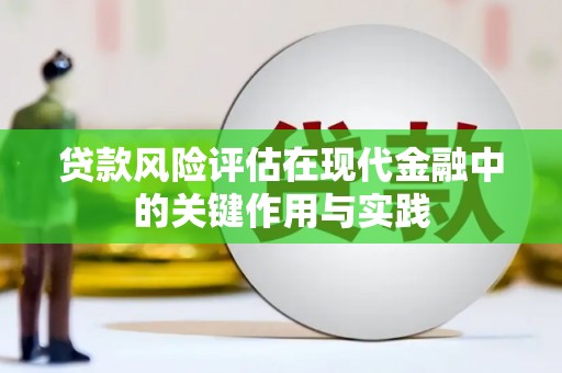 广陵贷款风险评估在现代金融中的关键作用与实践