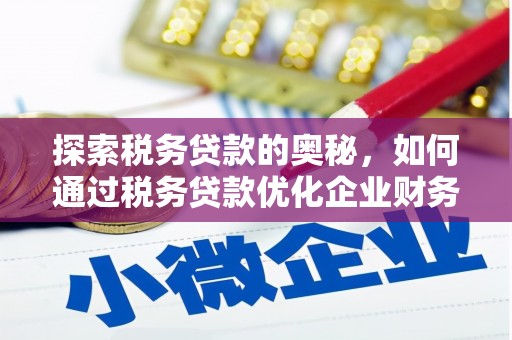 武邑探索税务贷款的奥秘，如何通过税务贷款优化企业财务