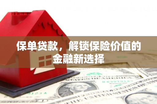 乐山保单贷款，解锁保险价值的金融新选择