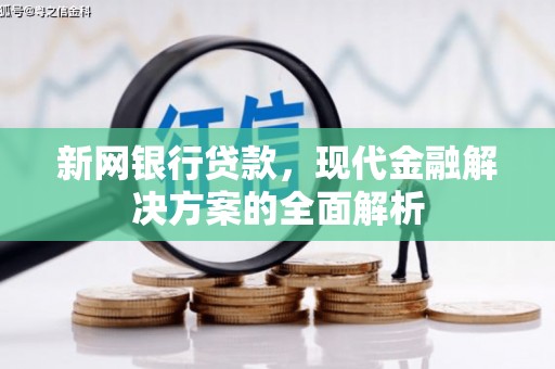 苏澳新网银行贷款，现代金融解决方案的全面解析