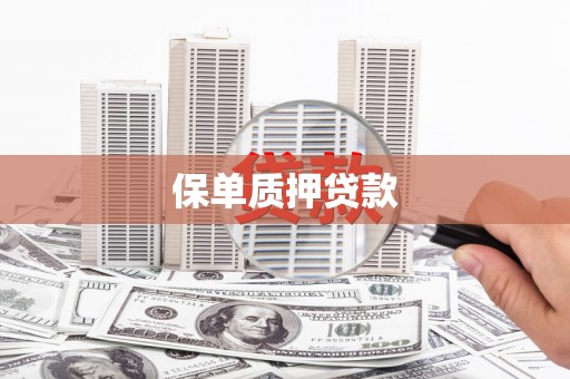 横峰保单质押贷款