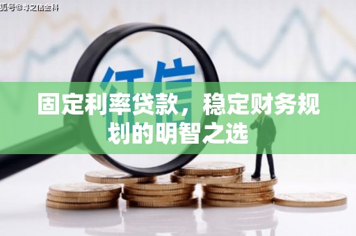 任城固定利率贷款，稳定财务规划的明智之选