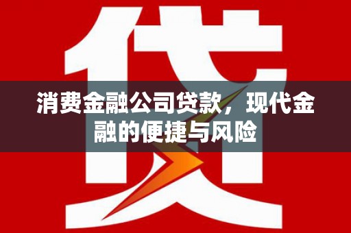 建昌消费金融公司贷款，现代金融的便捷与风险